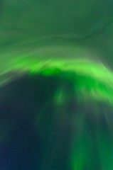 Aurora,Northern lights in the sky night and the stars .