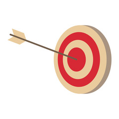 Target dartboard symbol icon vector illustration graphic design