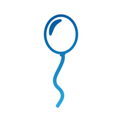 balloon with ribbon decoration celebration festive