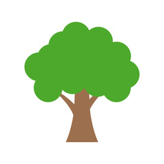 Tree eco symbol icon vector illustration graphic design