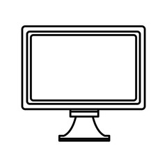 pc monitor hardware icon vector illustration graphic design