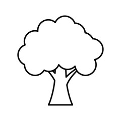 Tree eco symbol icon vector illustration graphic design