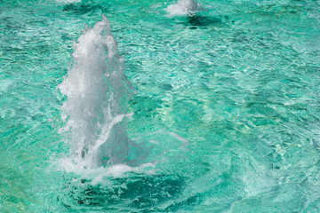 Obraz premium Fountain water background