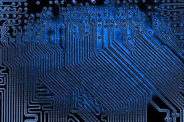 Abstract,close up of Circuits Electronic on Mainboard computer Technology background.
(logic...