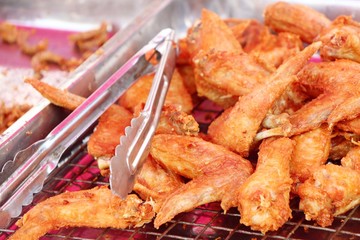 fried chicken at street food