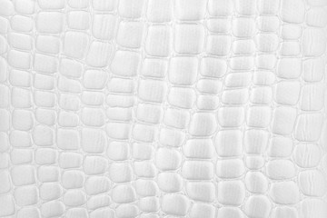 white artificial leather texture as background