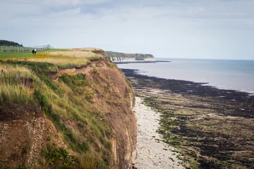 Peel and stick wall murals Coast Beautiful cliff on sea coast in England