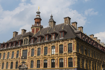 Fototapeta na wymiar ancienne bourse de Lille