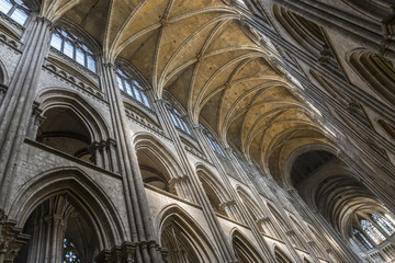 La cathédrale Notre-Dame de l'Assomption de Rouen (Rouen, Seine-Maritime , Normandie)