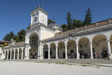 The Loggia of St. John with the Clock Tower in Piazza Libertà in Udine, Italy	