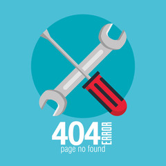 404 connection error icons vector illustration design