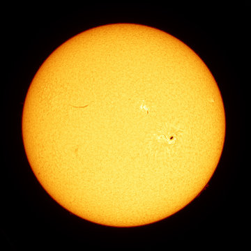 Hydrogen-alpha Sun