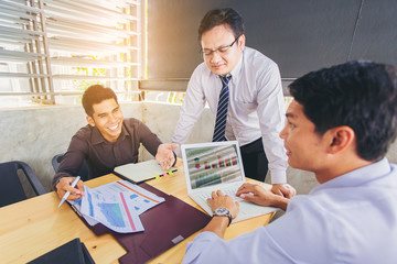 Fototapeta premium Business People Meeting Design Ideas Concept. business planning