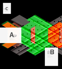 Color triangles background design