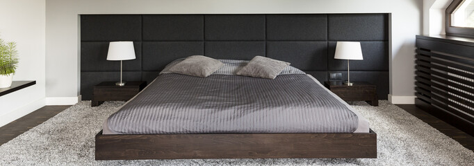 Minimalist elegant bedroom