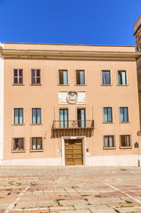 Cagliari, Sardinia, Italy. House of the Archbishop (Palazzo Arcivescovile), earlier 1300