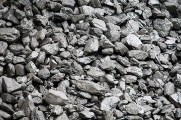 Black coal. Background. Texture. Industrial.