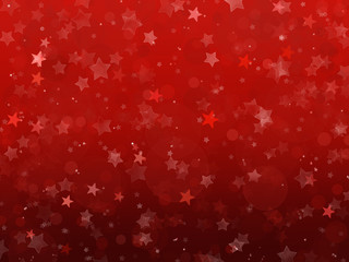 Christmas stars bokeh background