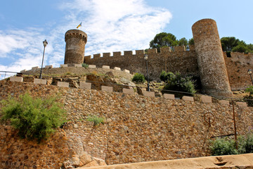 Views of the Vila Vella, a fortress in Tossa de Mar, Catalonia, Spain © J. Ossorio Castillo