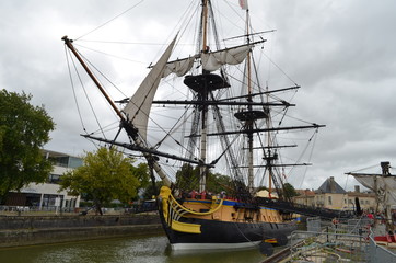 L'Hermione à Rochefort (france)