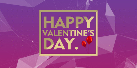 happy valentines day gold logo typography 14 th february	