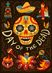 Dead Day Mexico Background Poster 