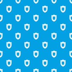 Shield pattern seamless blue