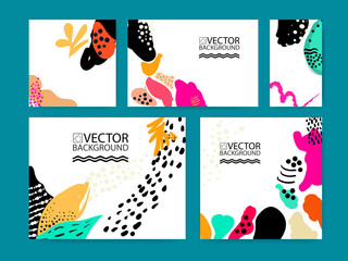 Fototapeta na wymiar Abstract trendy illustration background, placard, floral stylized cactus succulent plant, style flat and 3d design elements. Unique art for covers, banners, flyers and posters.