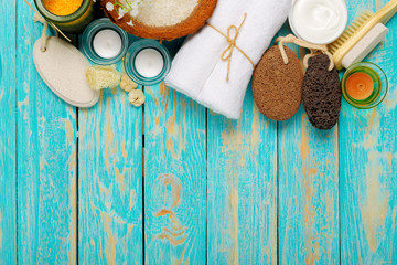 Spa background with a blank space