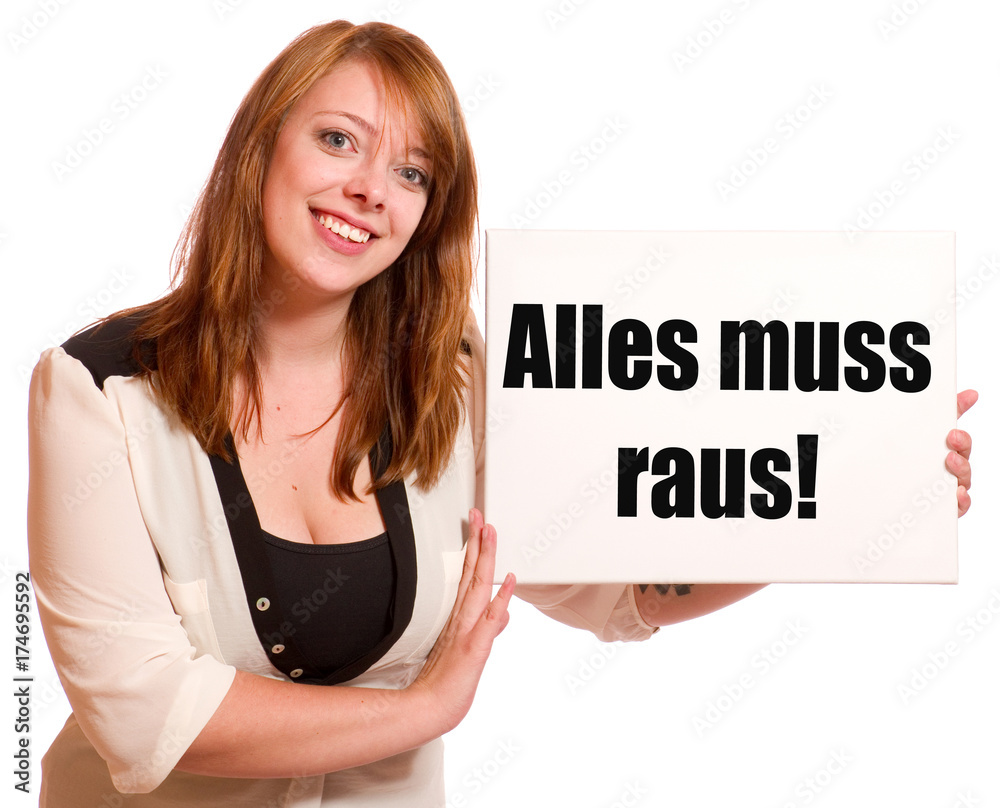 Wall mural Alles muss raus