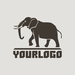 Obraz premium Elephants_logo_sign_pictogram-01