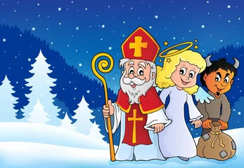 Fototapete Für Kinder Saint Nicholas Day theme 4