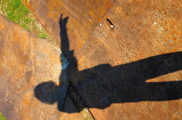 Shadow pointing right