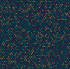 Seamless background with decorative colorful circles. Pattern for site. Vector illustration