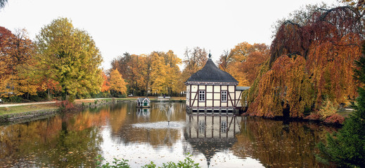 Obraz premium Schlossgarten Stadthagen