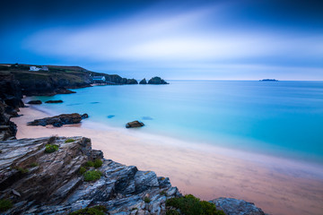 Moody Morning at Mother Ivey's Bay, Cornwall