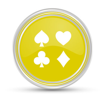 Gelber Button - Kartensymbole