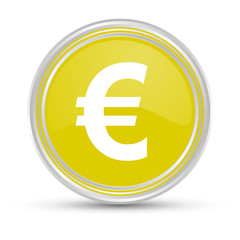 Gelber Button - Euro - Währung