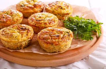 Outdoor kussens Courgette frittatas © manyakotic