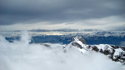 Fototapeta na wymiar Alps in Switzerland