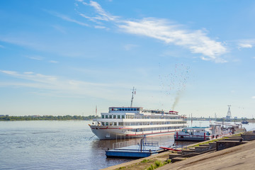 Festive departure of the ship