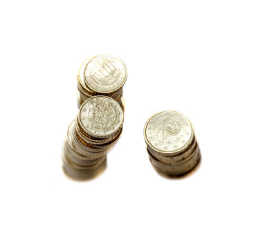 Euromünzen - Symbolfoto für Finanzen und Business