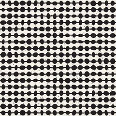 Hand drawn style ethnic seamless pattern. Abstract geometric shapes background 