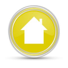 Fototapeta premium Gelber Button - Wohnhaus