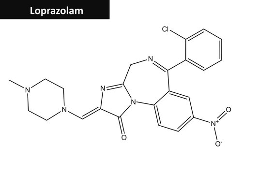 Loprazolam - molecular structure