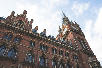 Obraz premium View on London city old building