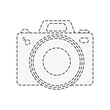photographic camera icon image vector illustration design