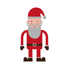 santa claus christmas related icon image vector illustration design 