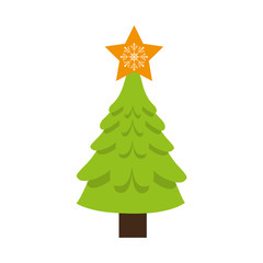 tree christmas related icon image vector illustration design 