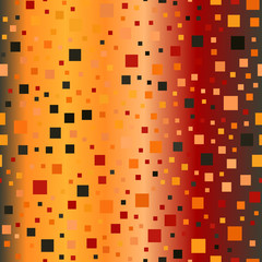 Gradient square pattern. Seamless vector glowing background